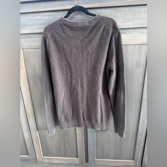 Men's Red Ale Large Brown Sweater - Picture 3 of 6